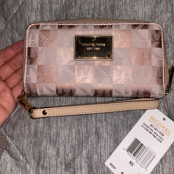 Michael Kors Jet Set LG COIN MF PHN CASE - Picture 2 of 8